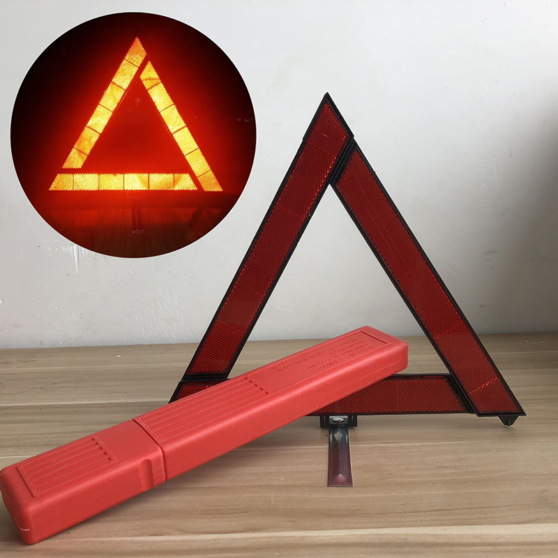 Emergency Exit Sign - Triángulo de Advertencia Plegable para Auto,