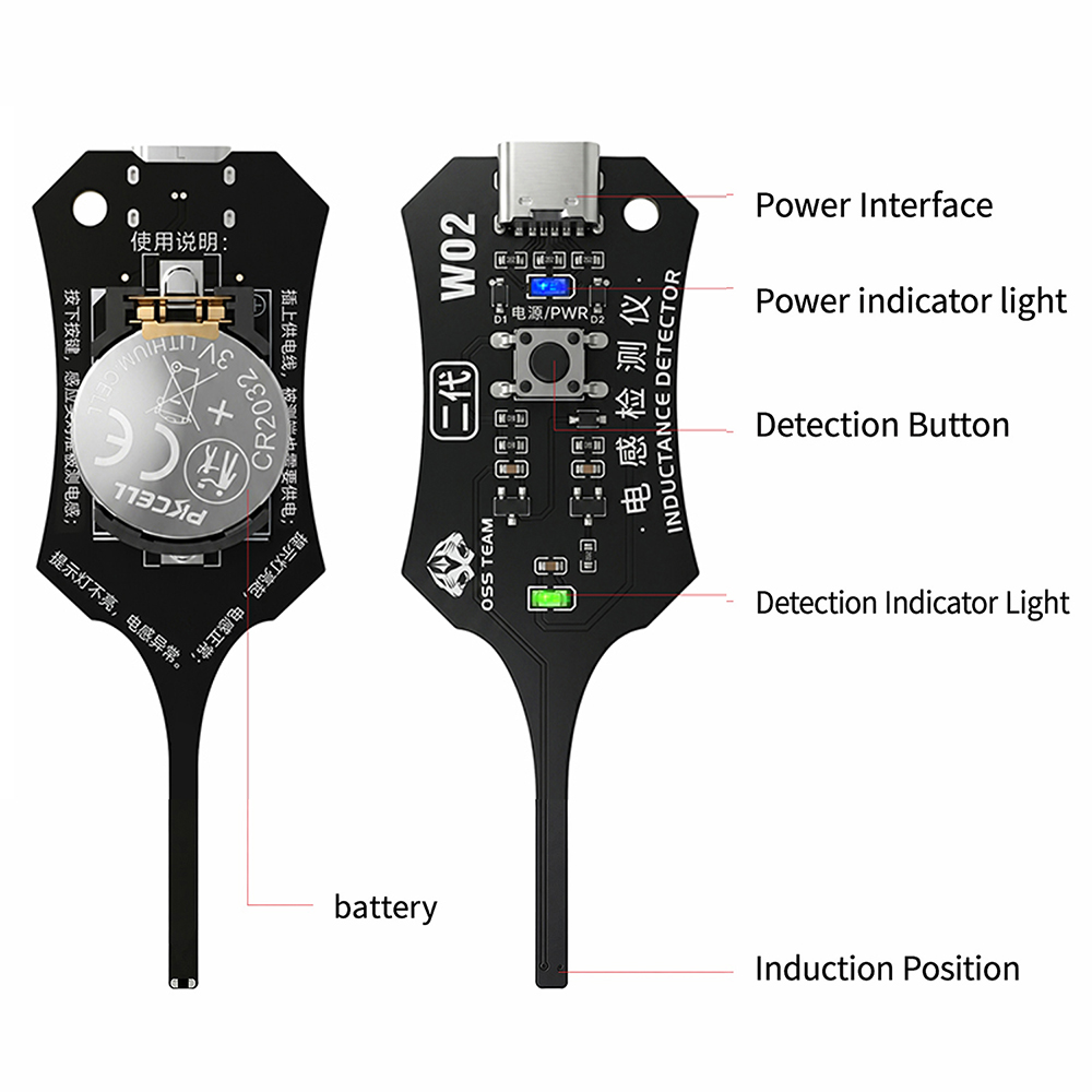 Probador de Inductancia DC 5V, - Co Detector Plug reseña y precio