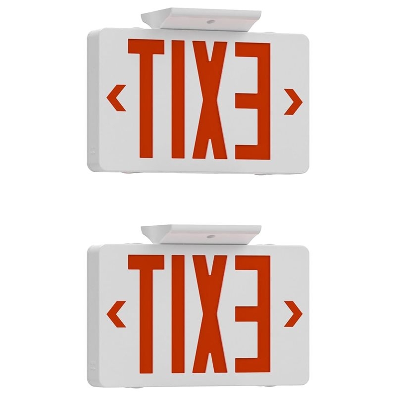 Luz de Salida LED con Certific - Emergency Exit Sign reseña y precio