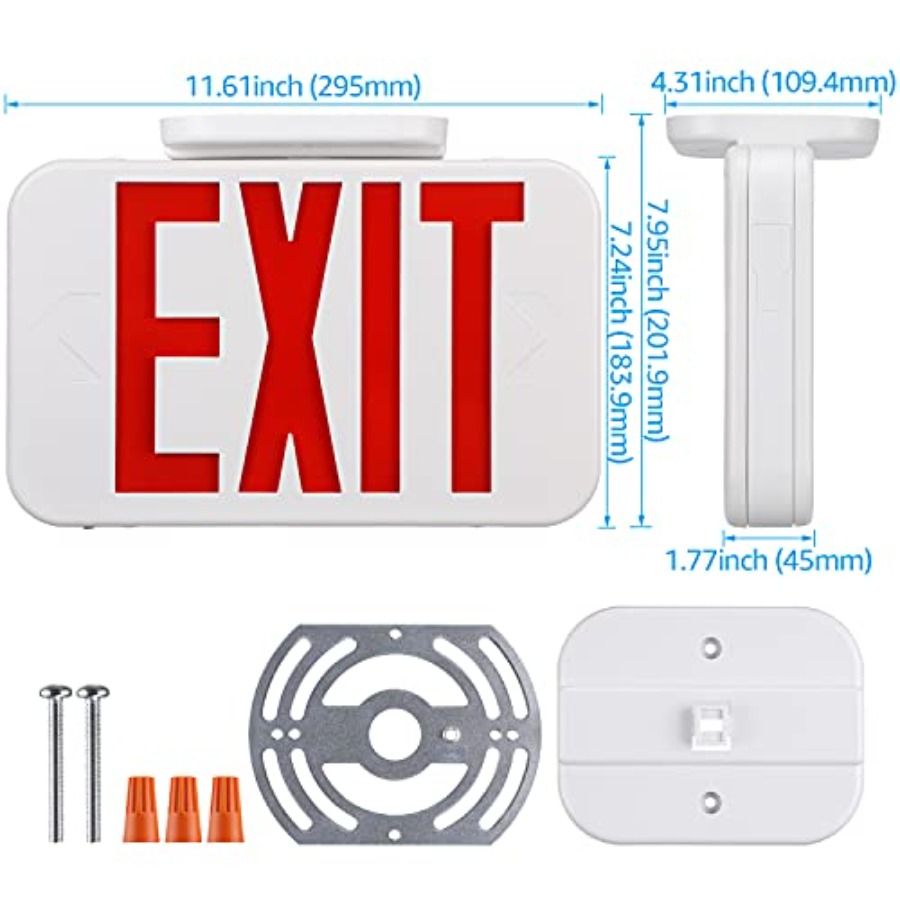 Señal de Salida LED, Luz de Em - Emergency Exit Sign reseña y precio