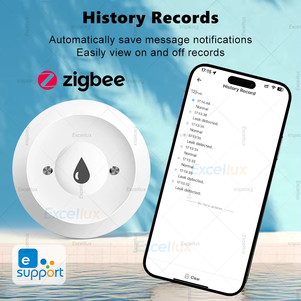 Ewelink Zigbee 3,0 Sensor de a - Water Alarm Sensor reseña y precio