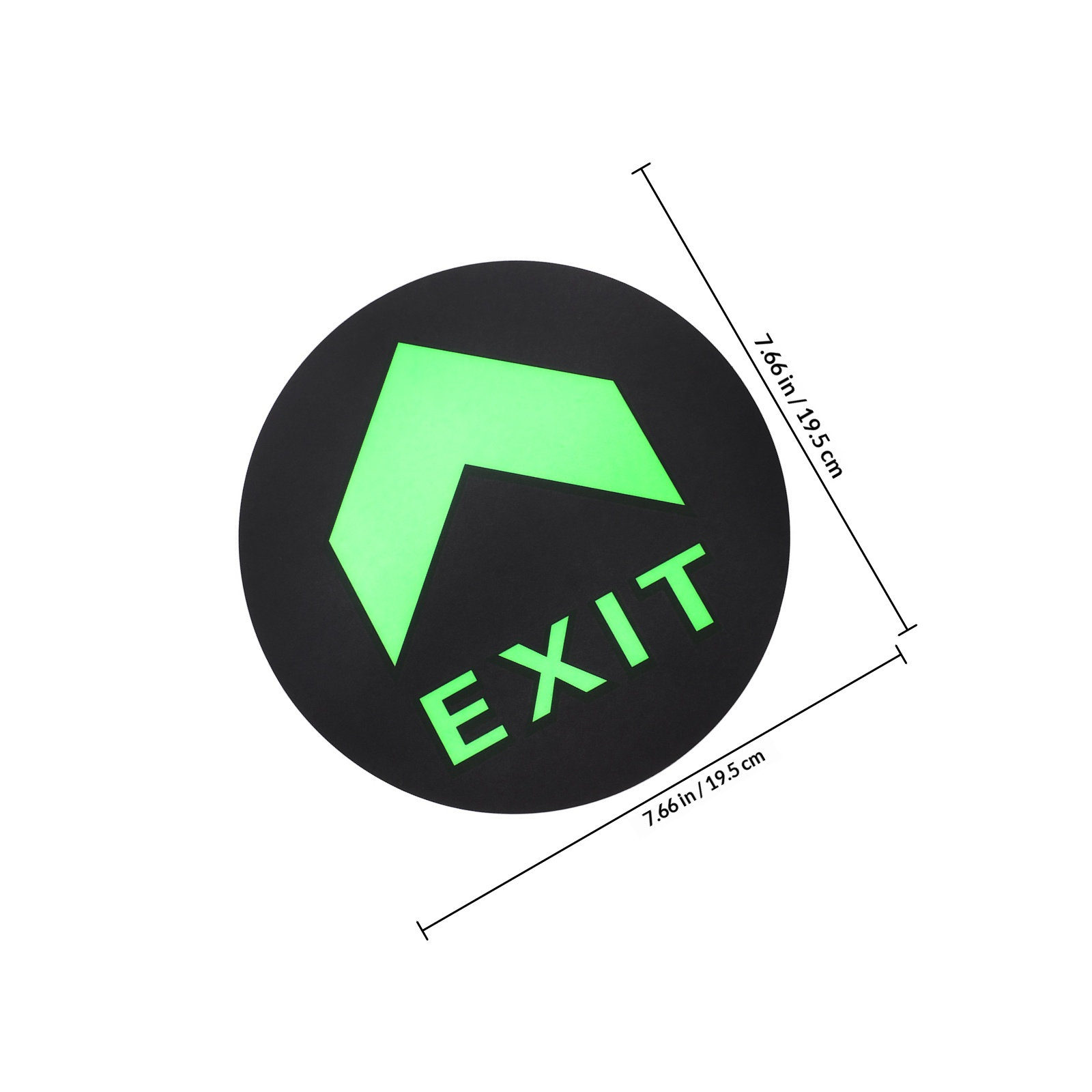 5 Adhesivos Luminosos Nocturno - Emergency Exit Sign reseña y precio