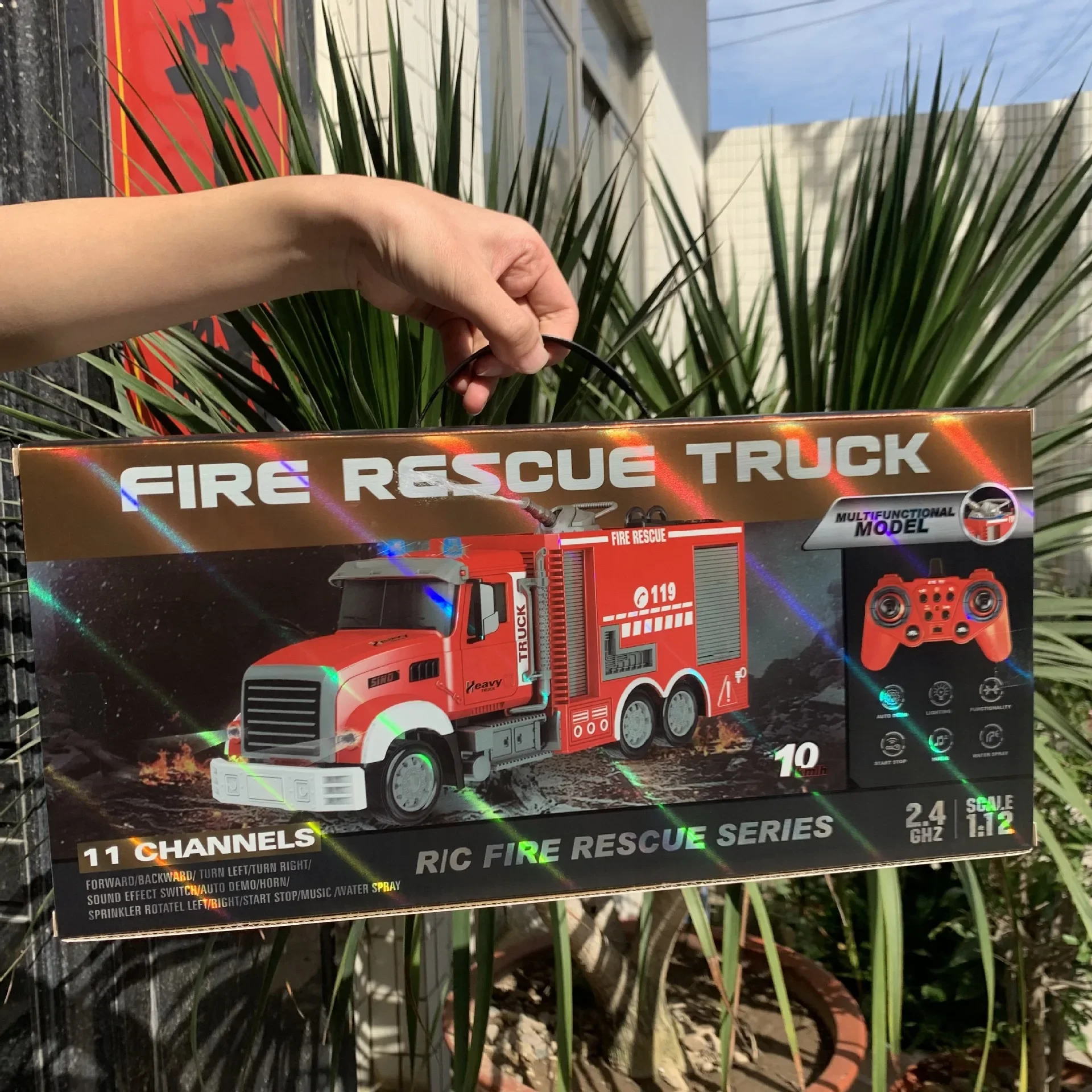 Camión de Bomberos RC 2.4G con - Fire Escape Ladder reseña y precio